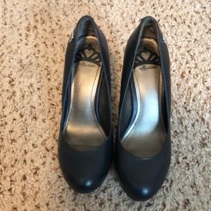 Navy Blue High Heels-Size 7
